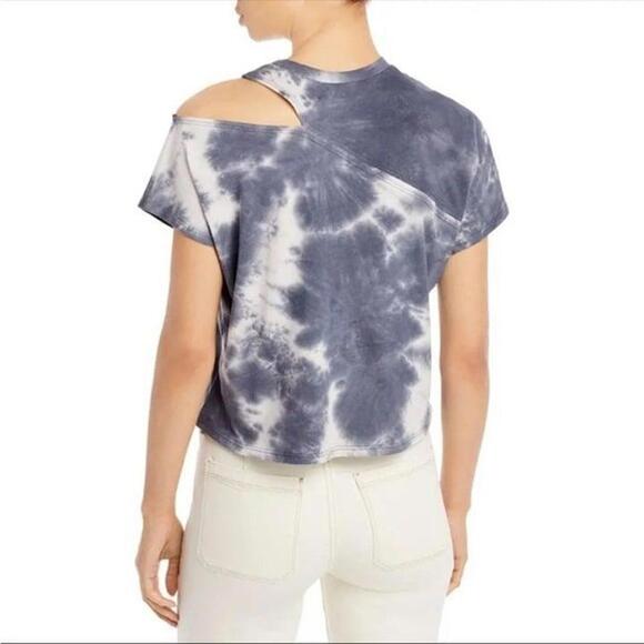 AQUA Cotton Cut Out Tee T-Shirt Top *NWT* - Picture 2 of 2